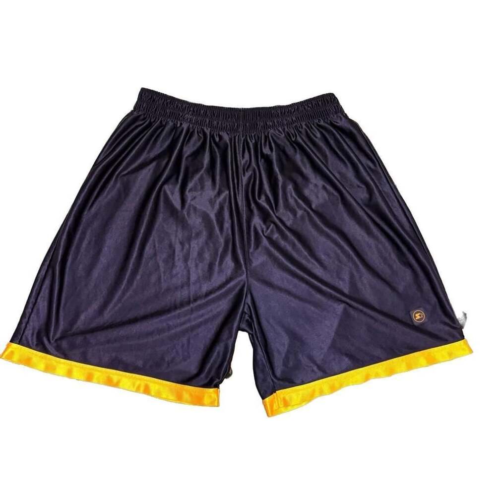 Vtg Starter Men's XL Navy and Gold Dazzle Basketball Shorts Pacers